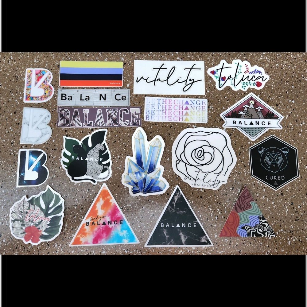 Balance Athletica and Buffbunny Stickers